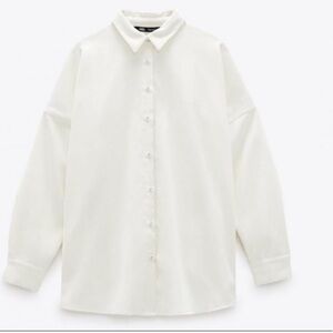 Zara Oversized Corduroy Shirt